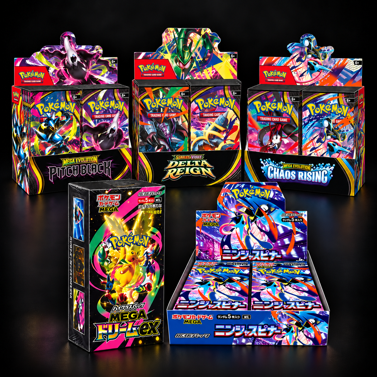 Pokémon TCG: Mega Evolution - Chaos Rising Booster Display Box