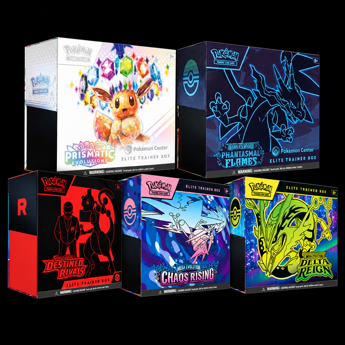 Pokémon TCG Elite Trainer Boxes collection