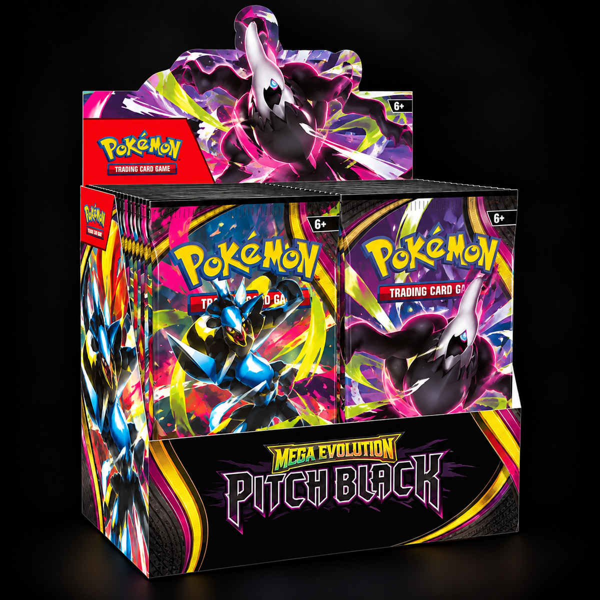 Pokémon TCG: Mega Evolution-Pitch Black Booster Display Box (36 Packs)