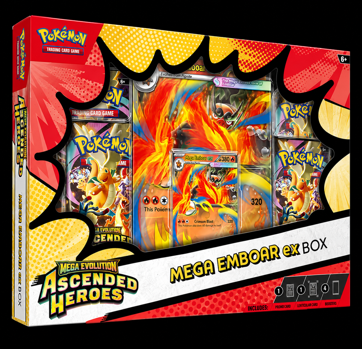 Pokémon TCG: Mega Emboar ex Box