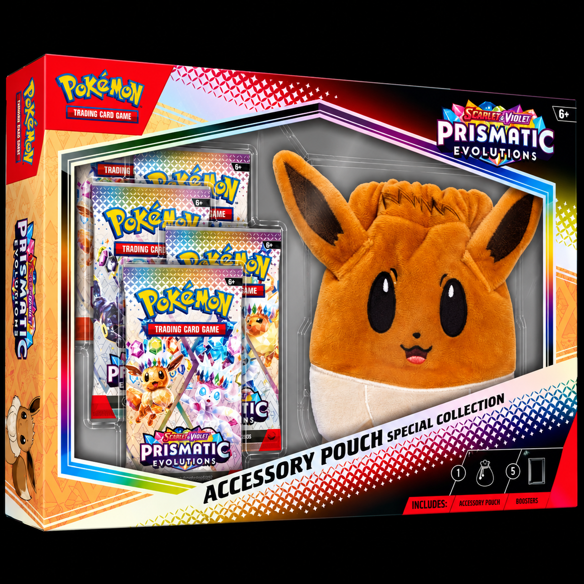 Pokémon TCG: Prismatic Evolutions Accessory Pouch Special Collection