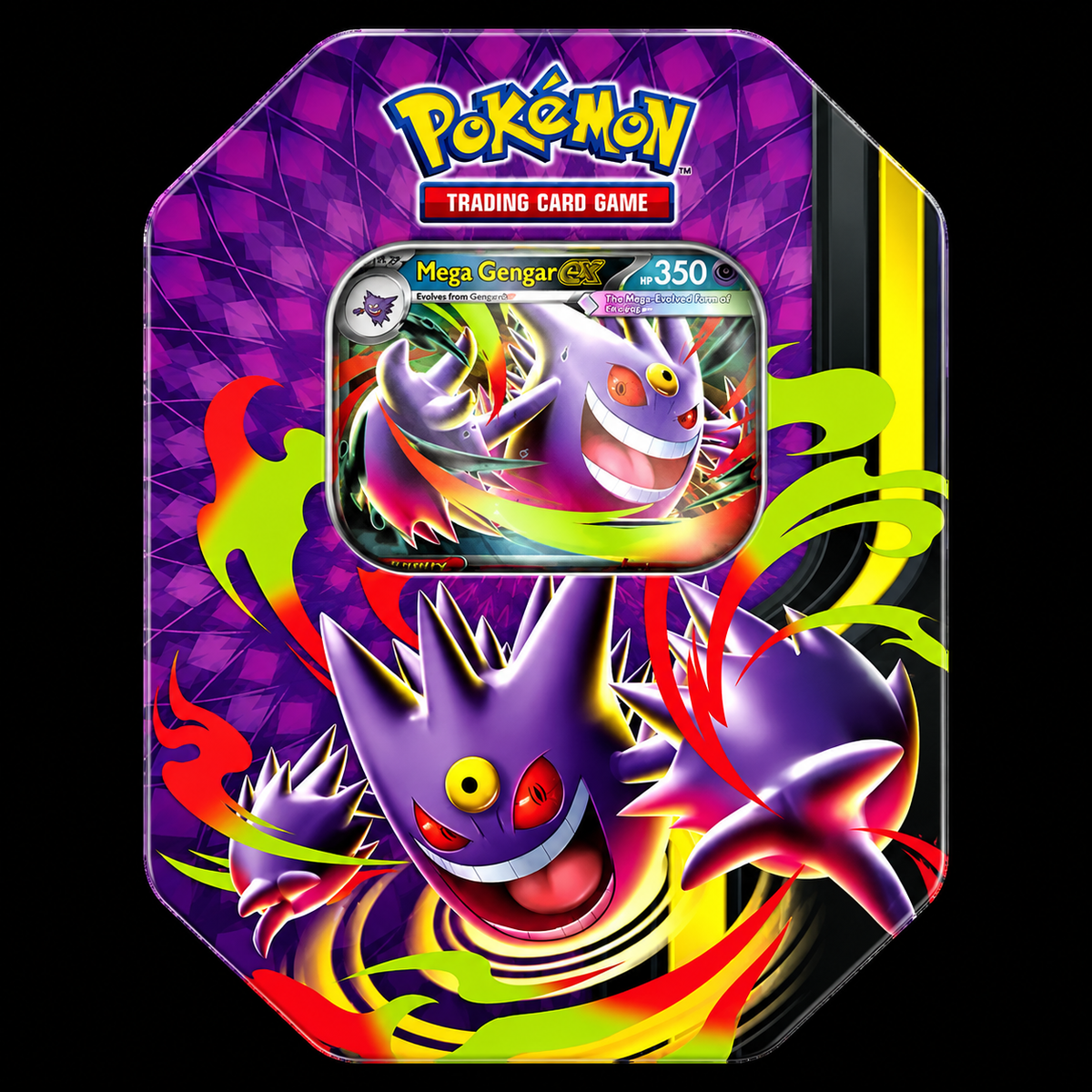 Pokémon TCG Mega Moonlit Tin Mega Gengar ex