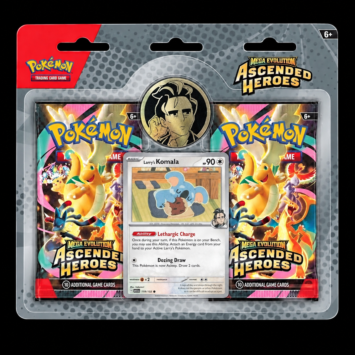 Pokémon TCG Ascended Heroes Komala Double Blister