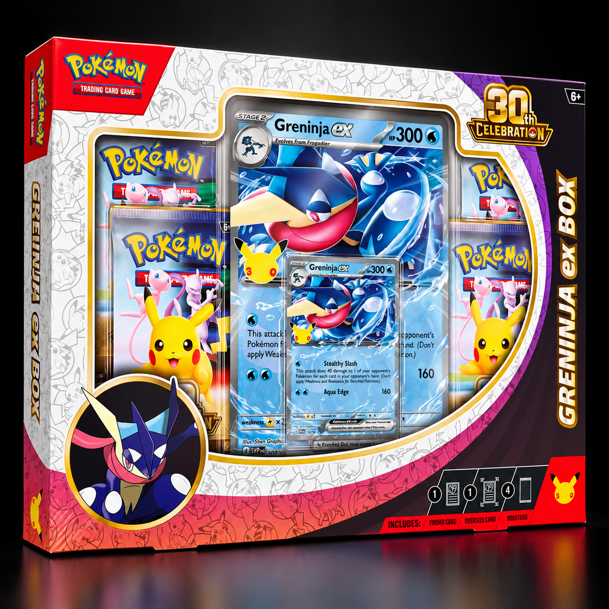 Pokémon TCG 30th Celebration Greninja ex Box